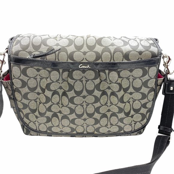COACH • Signature Canvas Baby Messenger Bag F18373